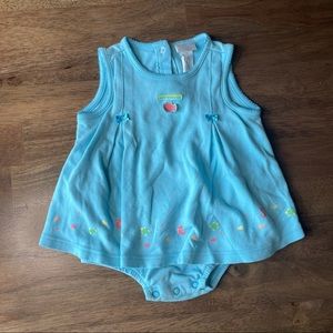 Vintage style Carter’s onesie dress